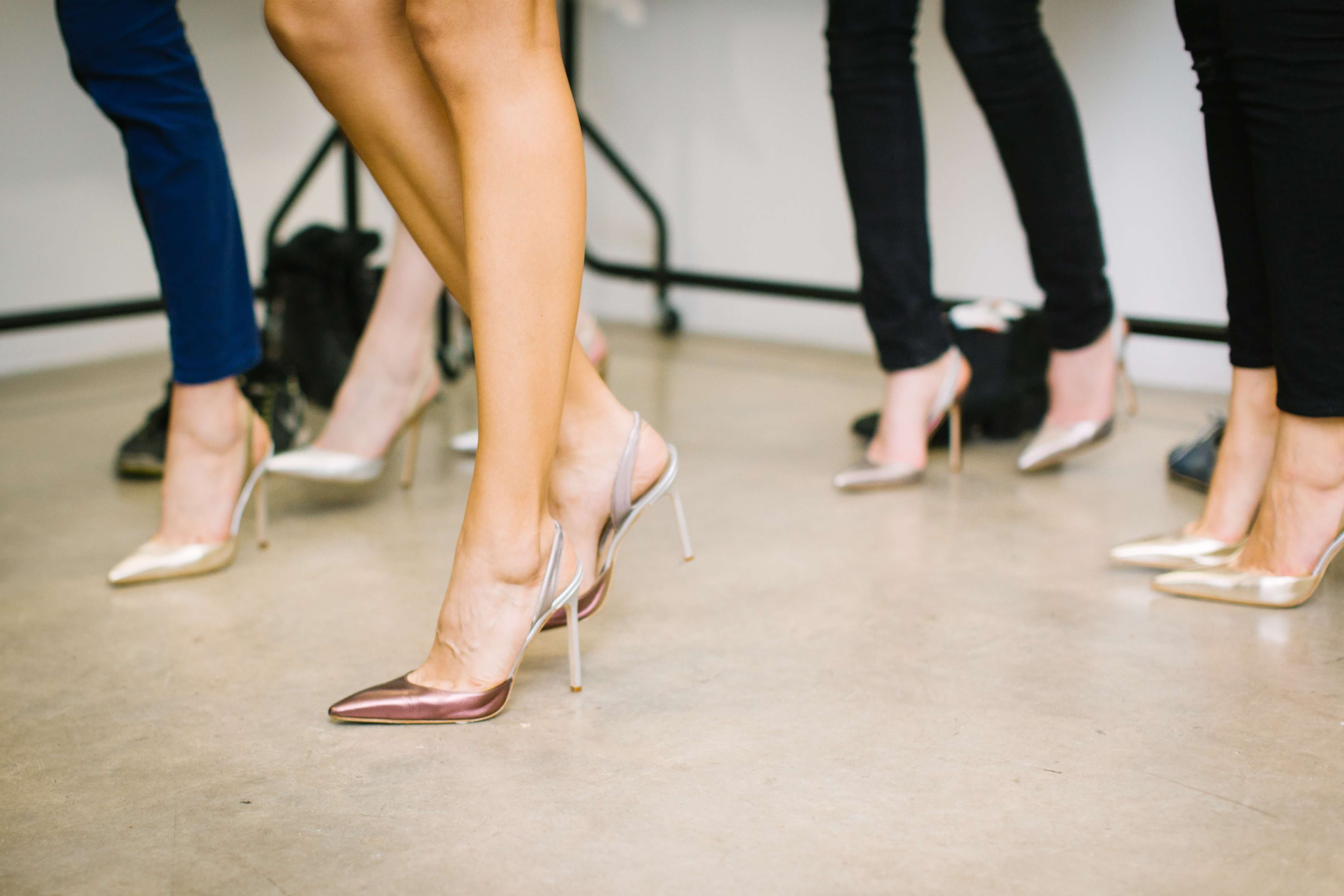 picture of ladies feet in high heels