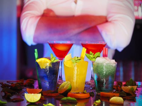 Picture of fancy drinks 