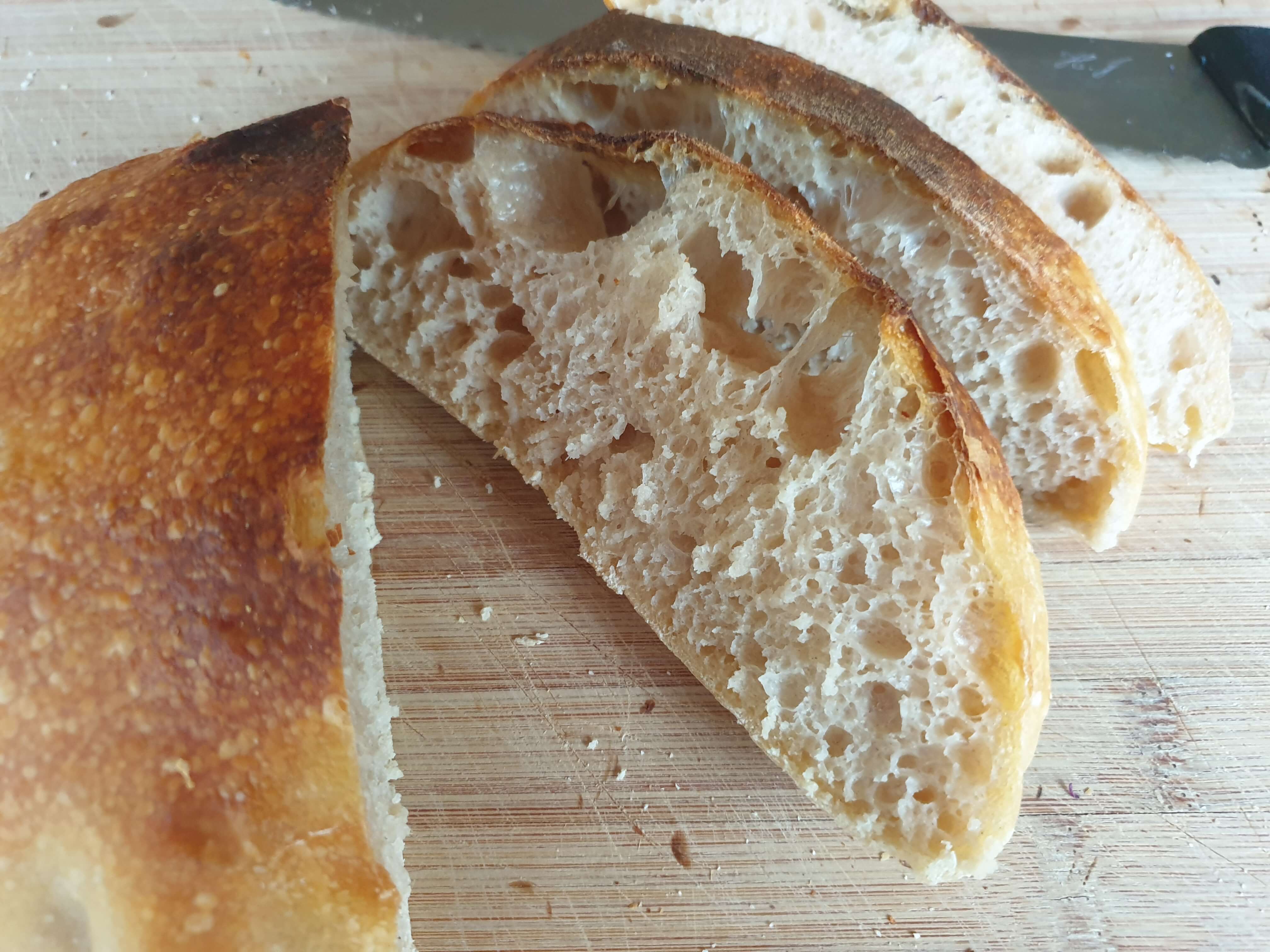 picture of cut sourdough