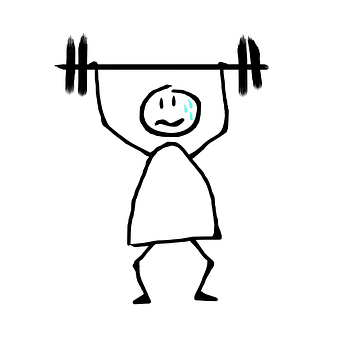 Picture of a girl weight lifting