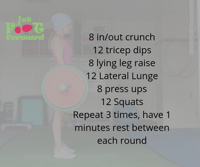 picture of a workout to do at home 